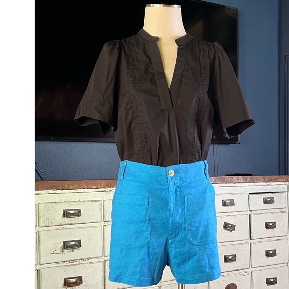 Anthropologie Colette Linen Shorts 32 - Picture 6 of 15